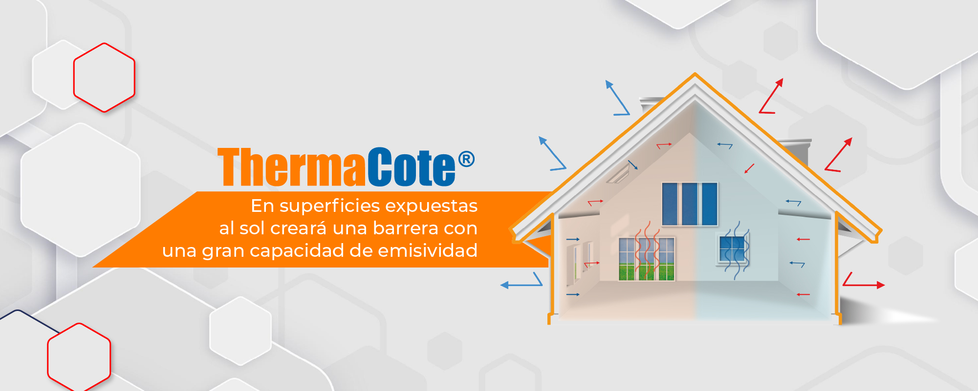 Aislante térmico cerámico"ThermaCote: En superficies expuestas al sol creará una barrera con una gran capacidad de emisividad".